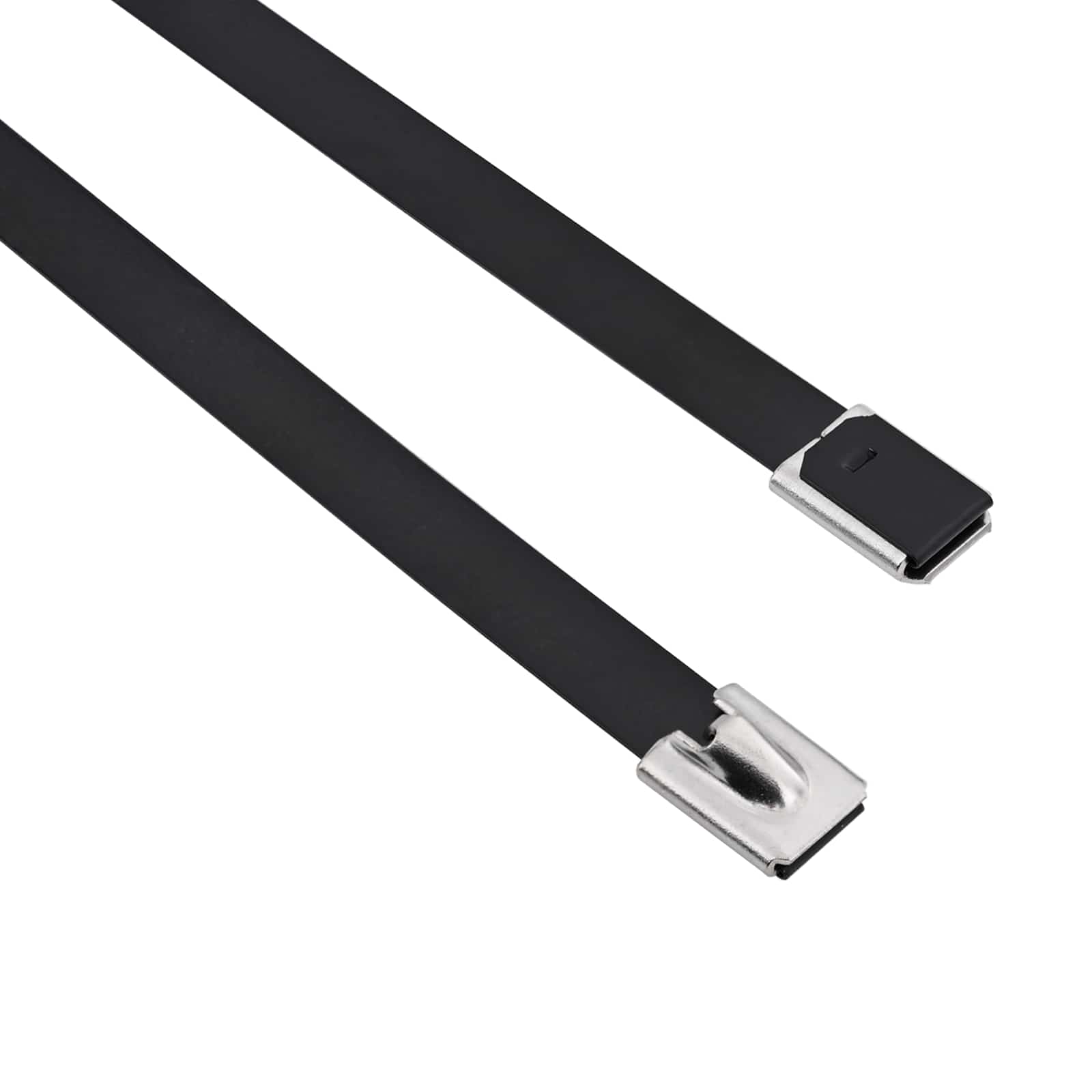 vidaXL Związywacz kablowy 250 szt. 7,9 x 400 mm Czarny