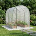 vidaXL Szklarnia z ramą 160 x 200 x 192,5 cm PVC przezroczysty