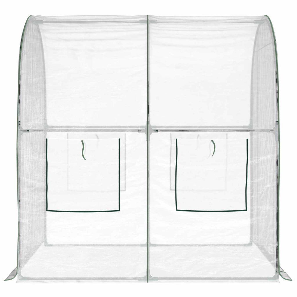 vidaXL Szklarnia z ramą 160 x 200 x 192,5 cm PVC przezroczysty