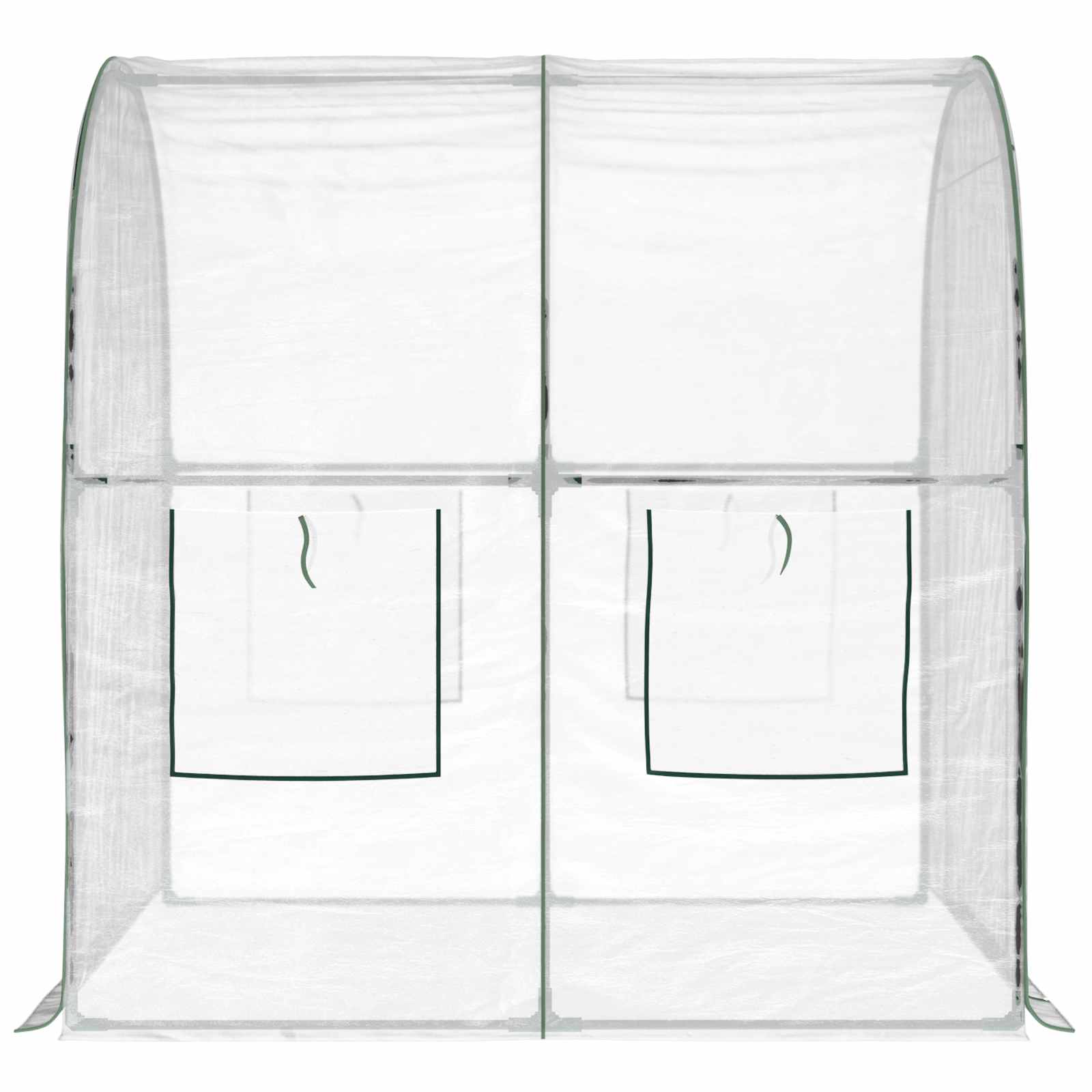 vidaXL Szklarnia z ramą 160 x 200 x 192,5 cm PVC przezroczysty