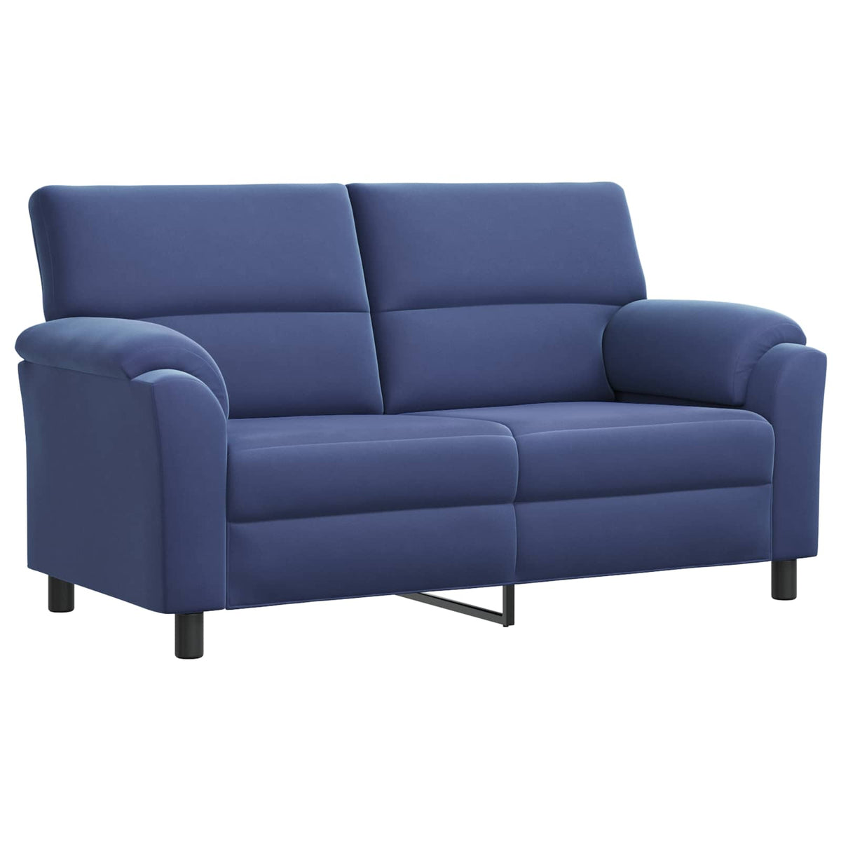 vidaXL Zestaw Sof 2 pcs Niebieski policyjny Welur