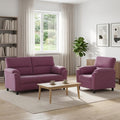 vidaXL Zestaw Sof 2 pcs Fioletowy Welur
