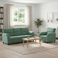 vidaXL Zestaw Sof 2 pcs Zielony morski Welur