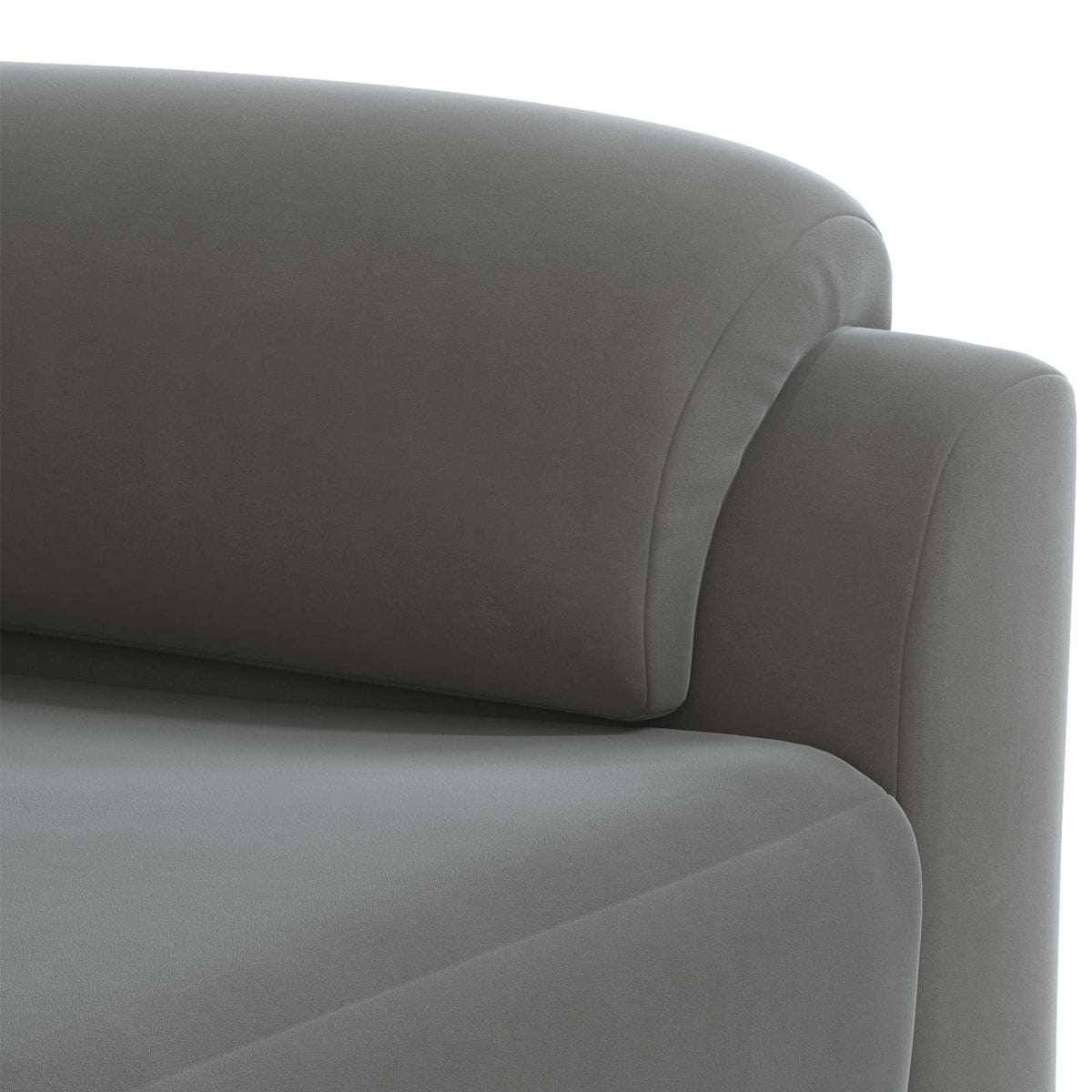 vidaXL Zestaw Sof 3 pcs ciemnoszary Welur