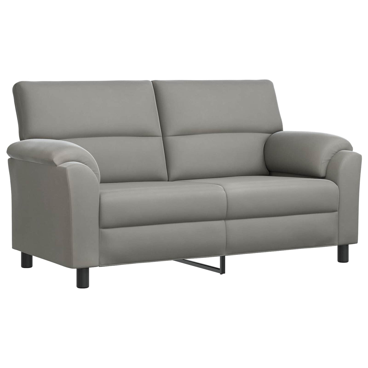 vidaXL Zestaw Sof 3 pcs jasnoszary Welur