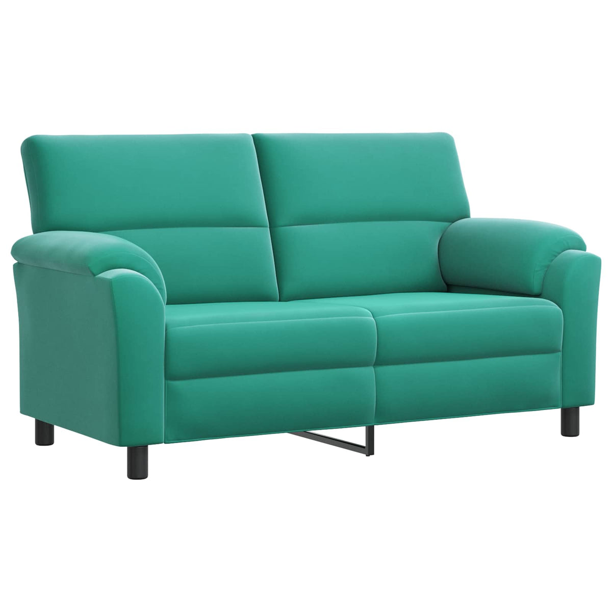vidaXL Zestaw Sof 3 pcs Turkusowy Welur