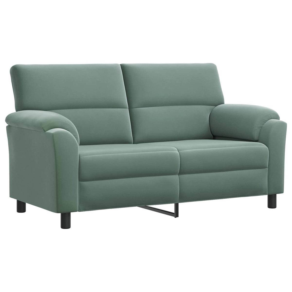 vidaXL Zestaw Sof 3 pcs Zielony morski Welur