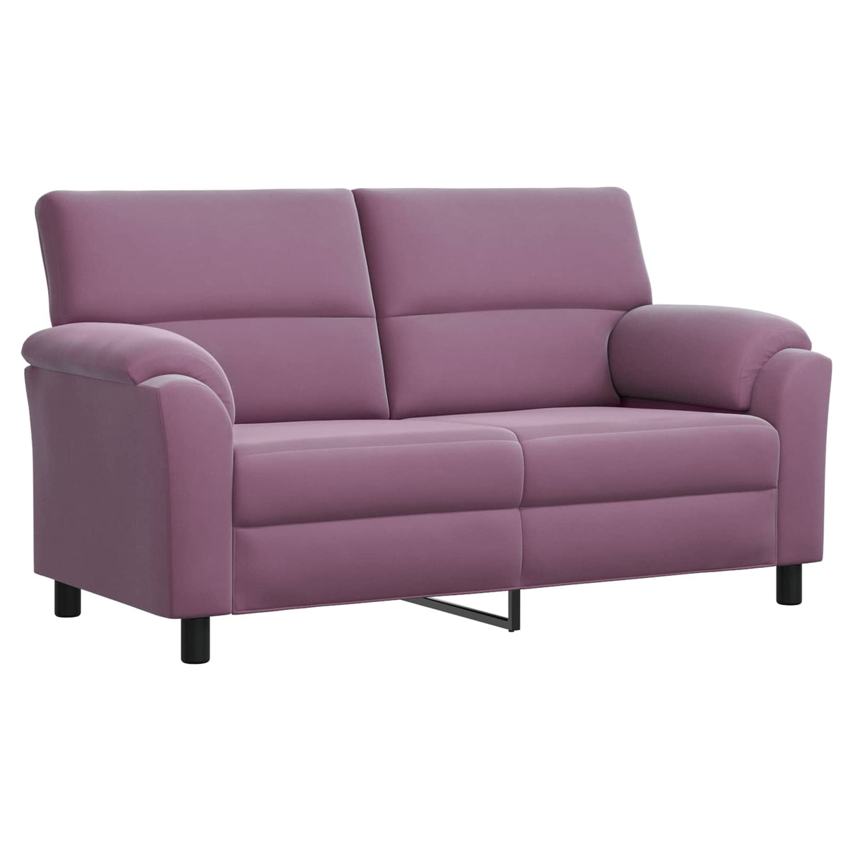 vidaXL Zestaw Sof 3 pcs Fioletowy Welur