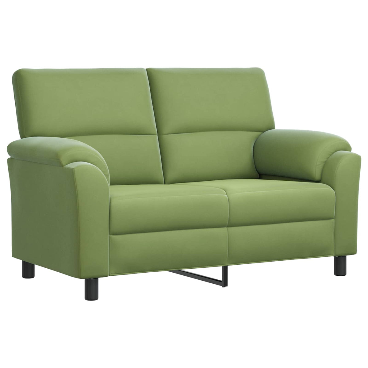 vidaXL Zestaw Sof 2 pcs Jasnozielony Welur