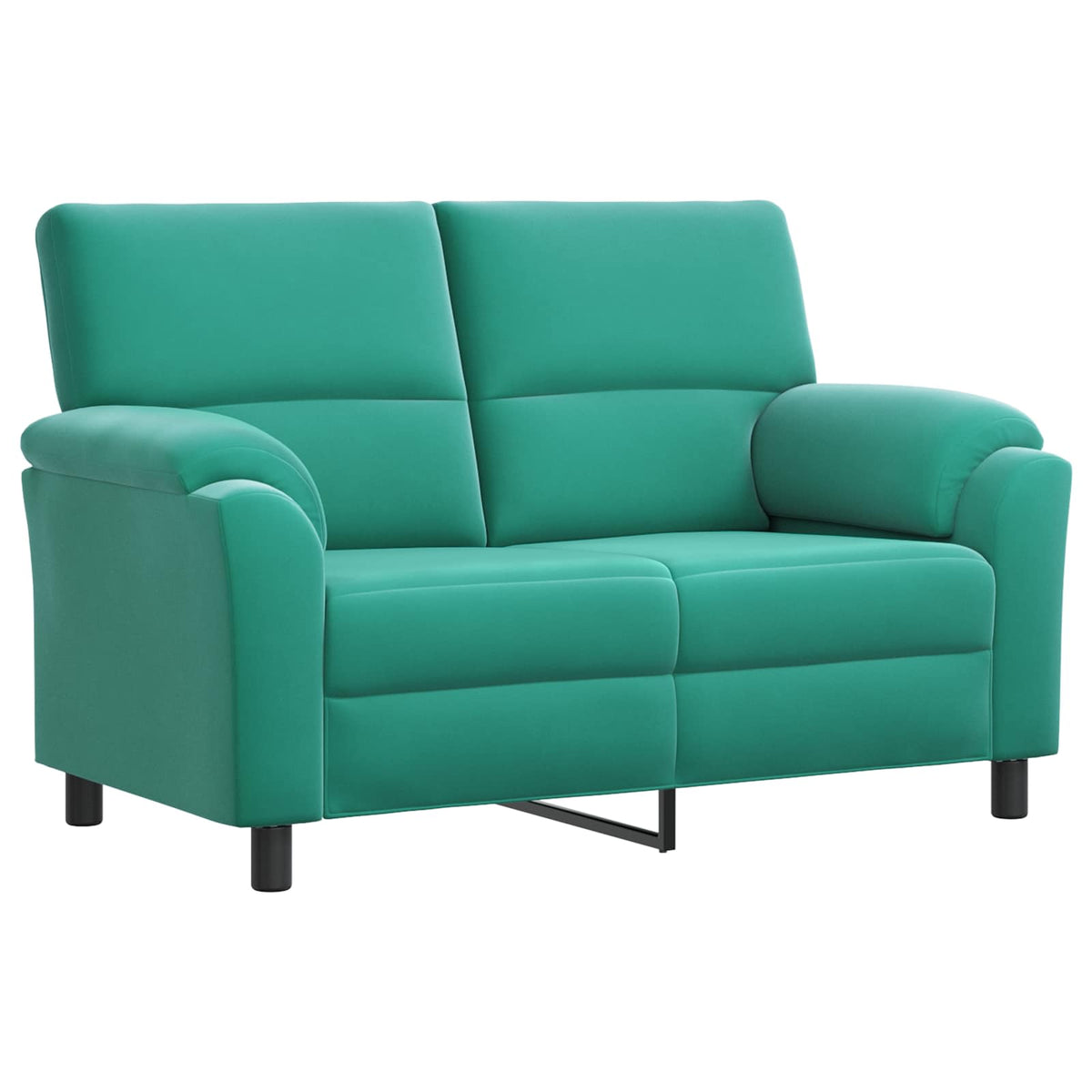 vidaXL Zestaw Sof 2 pcs Turkusowy Welur