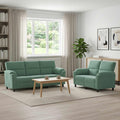 vidaXL Zestaw Sof 2 pcs Zielony morski Welur