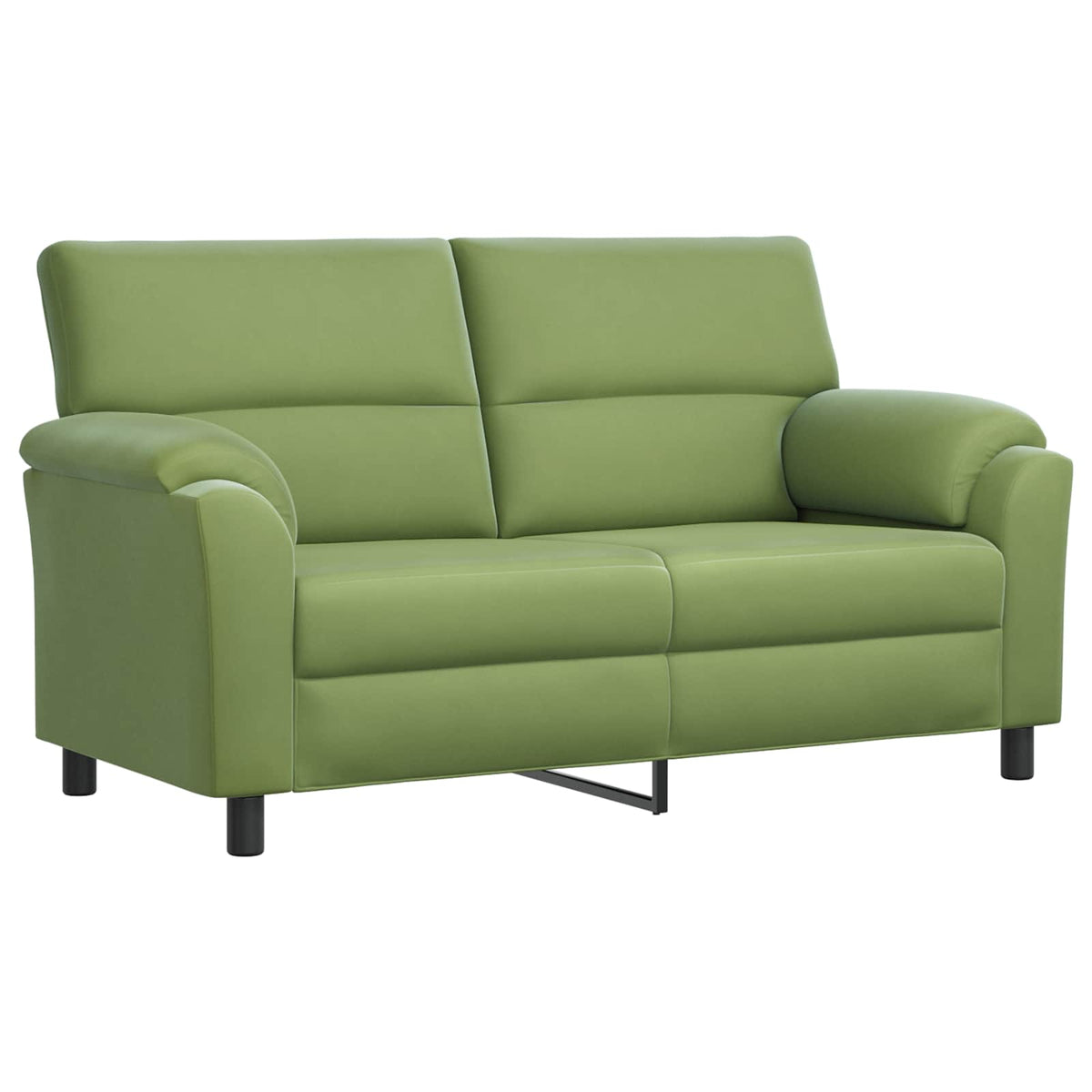 vidaXL Zestaw Sof 2 pcs Jasnozielony Welur