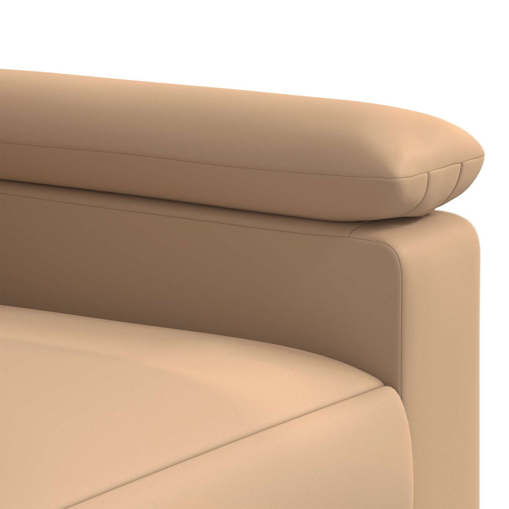 vidaXL Zestaw Sof 2 pcs Cappuccino Ekoskóra