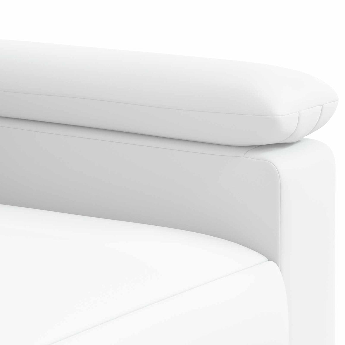 vidaXL Zestaw Sof 2 pcs Biały Ekoskóra