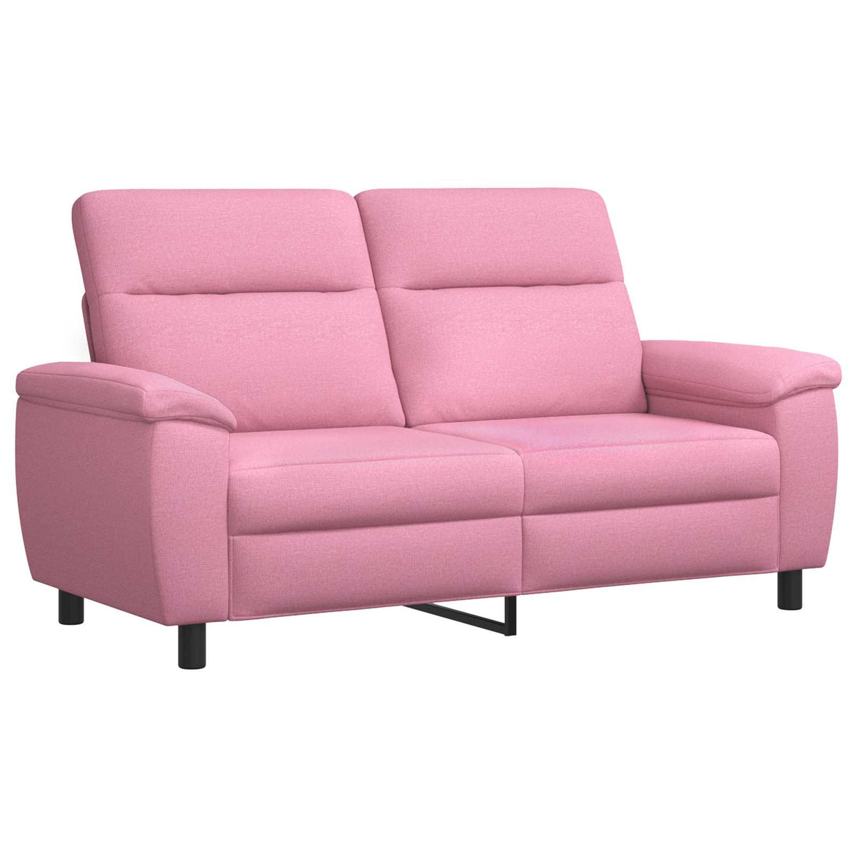 vidaXL Zestaw Sof 2 pcs różowy tkanina