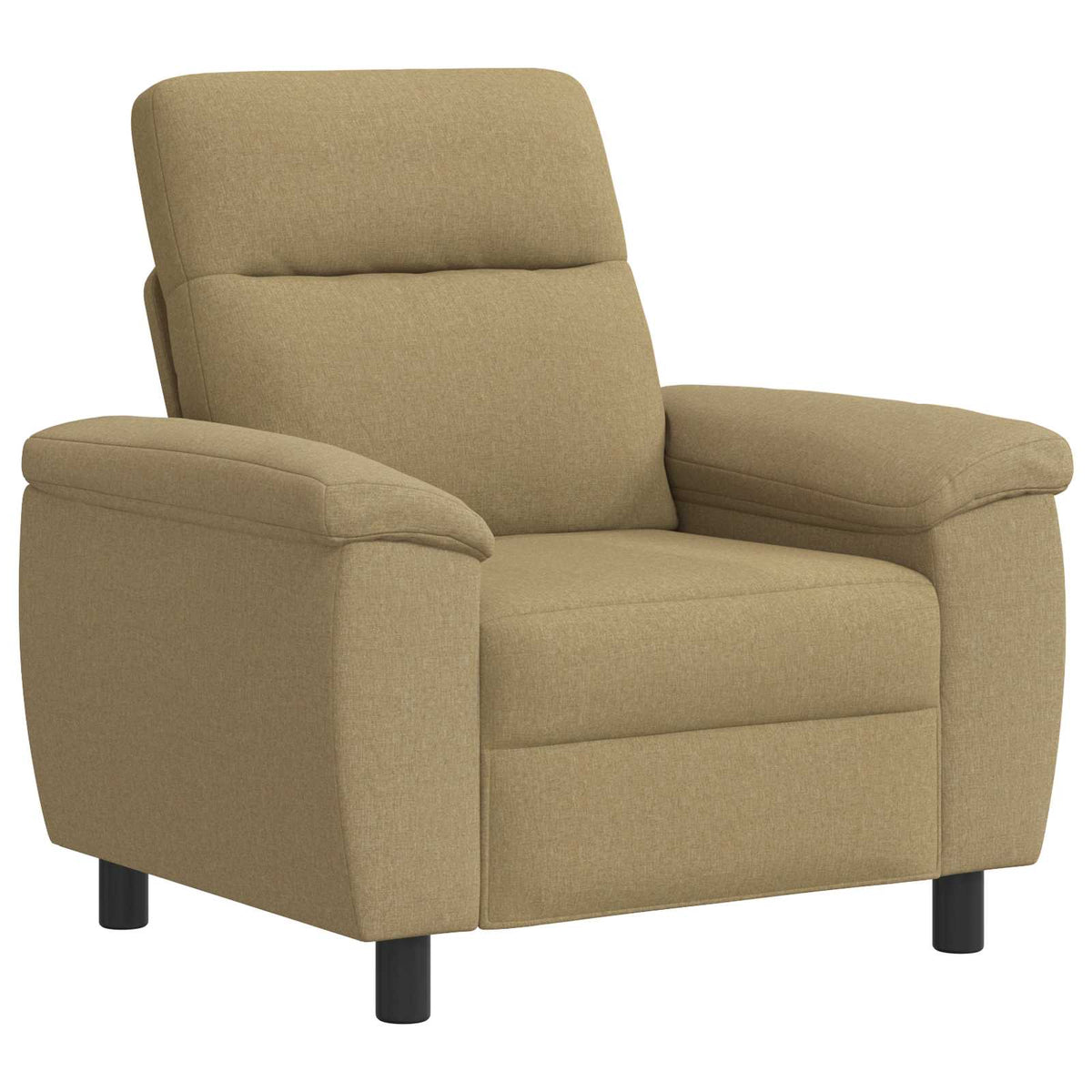 vidaXL Zestaw Sof 2 pcs Jasny Brąz tkanina