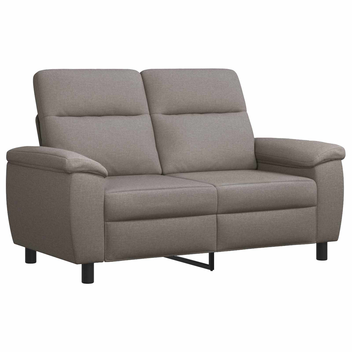 vidaXL Zestaw Sof 3 pcs Ciemnoszary tkanina