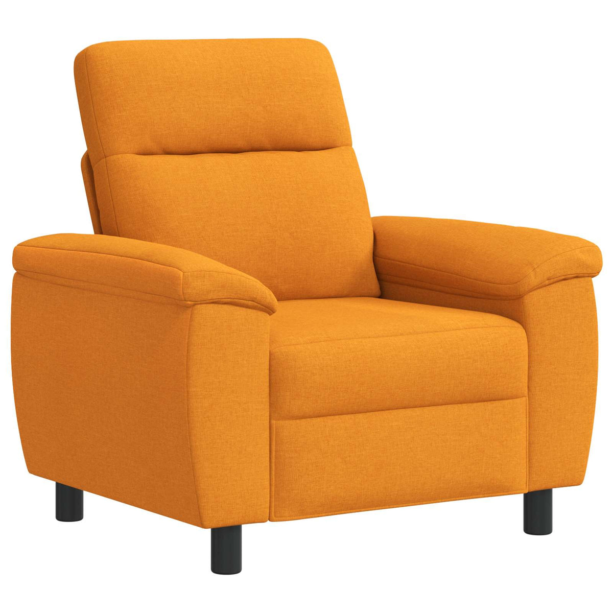 vidaXL Zestaw Sof 3 pcs Ciemny Żółty tkanina
