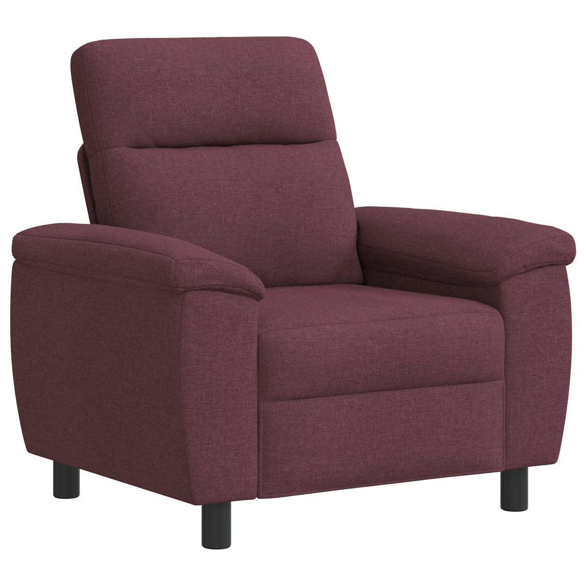 vidaXL Zestaw Sof 3 pcs Fioletowy tkanina