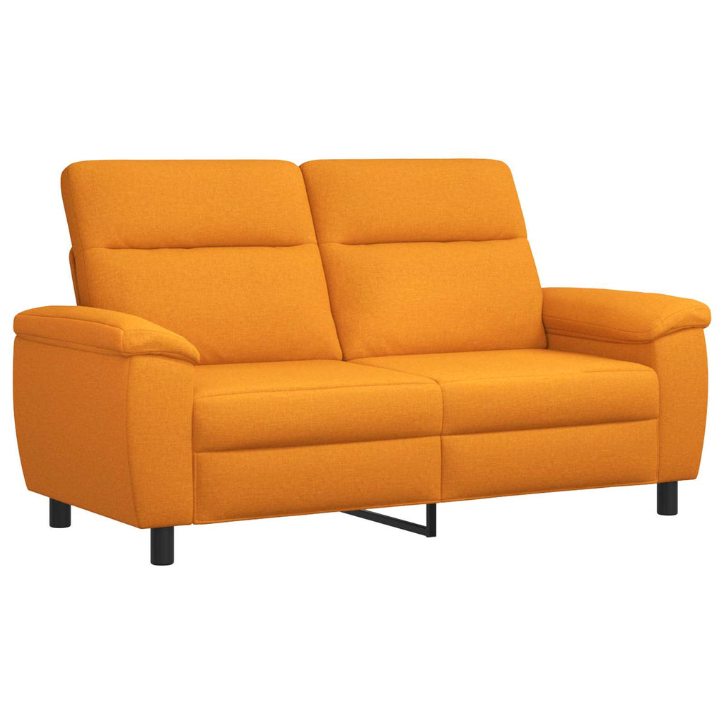 vidaXL Zestaw Sof 3 pcs Ciemny Żółty tkanina
