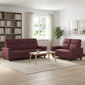 vidaXL Zestaw Sof 2 pcs Fioletowy tkanina