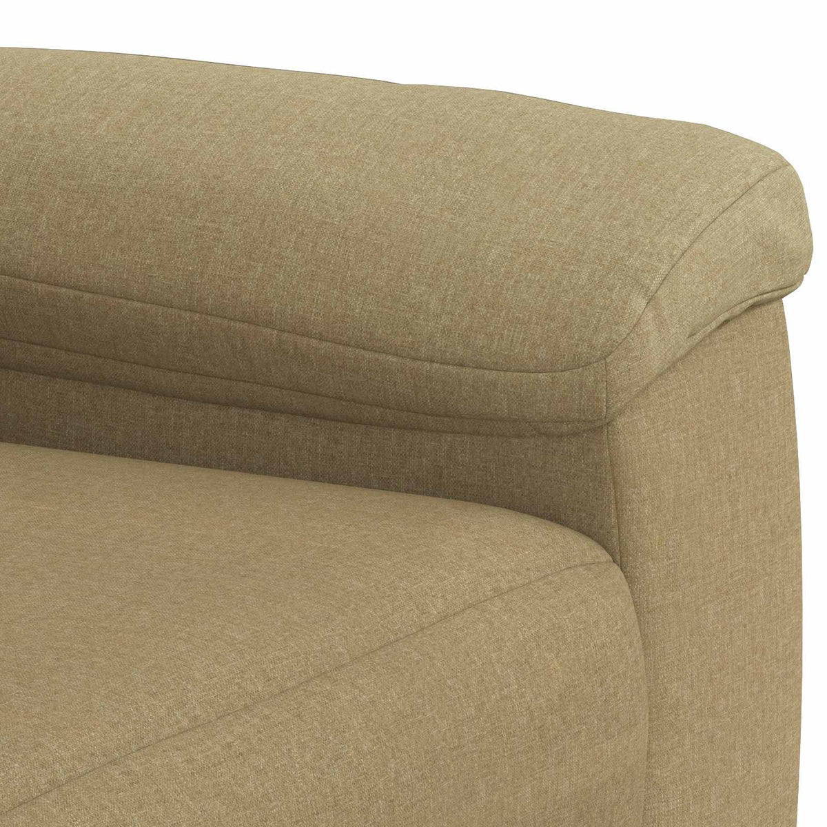 vidaXL Zestaw Sof 2 pcs Jasny Brąz tkanina