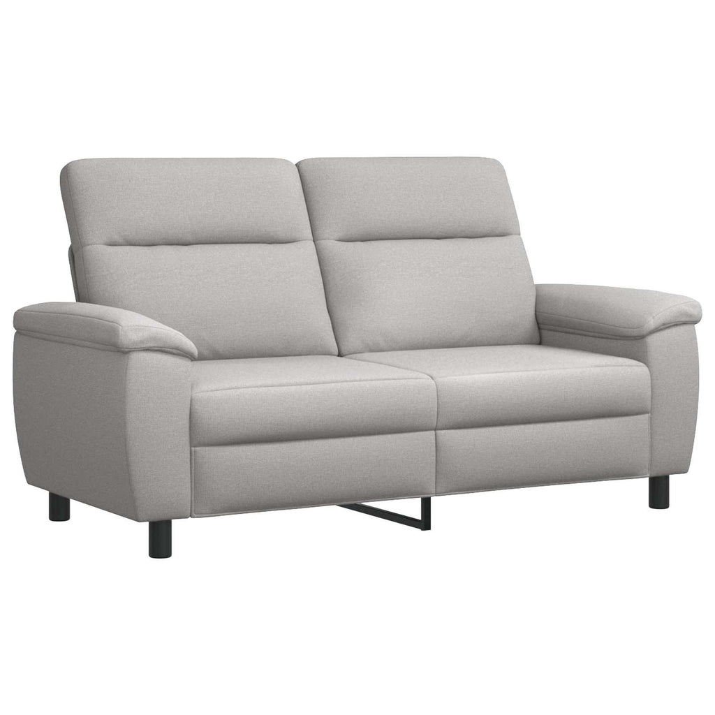 vidaXL Zestaw Sof 2 pcs Szary chmur tkanina