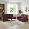 vidaXL Zestaw Sof 2 pcs Fioletowy tkanina