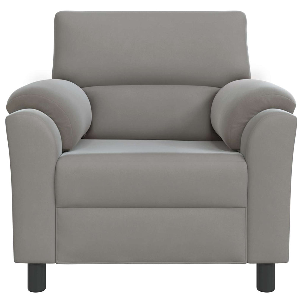 vidaXL Sofa jasnoszary 94 x 85 x 93 cm Welur