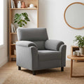 vidaXL Sofa ciemnoszary 94 x 85 x 93 cm Welur