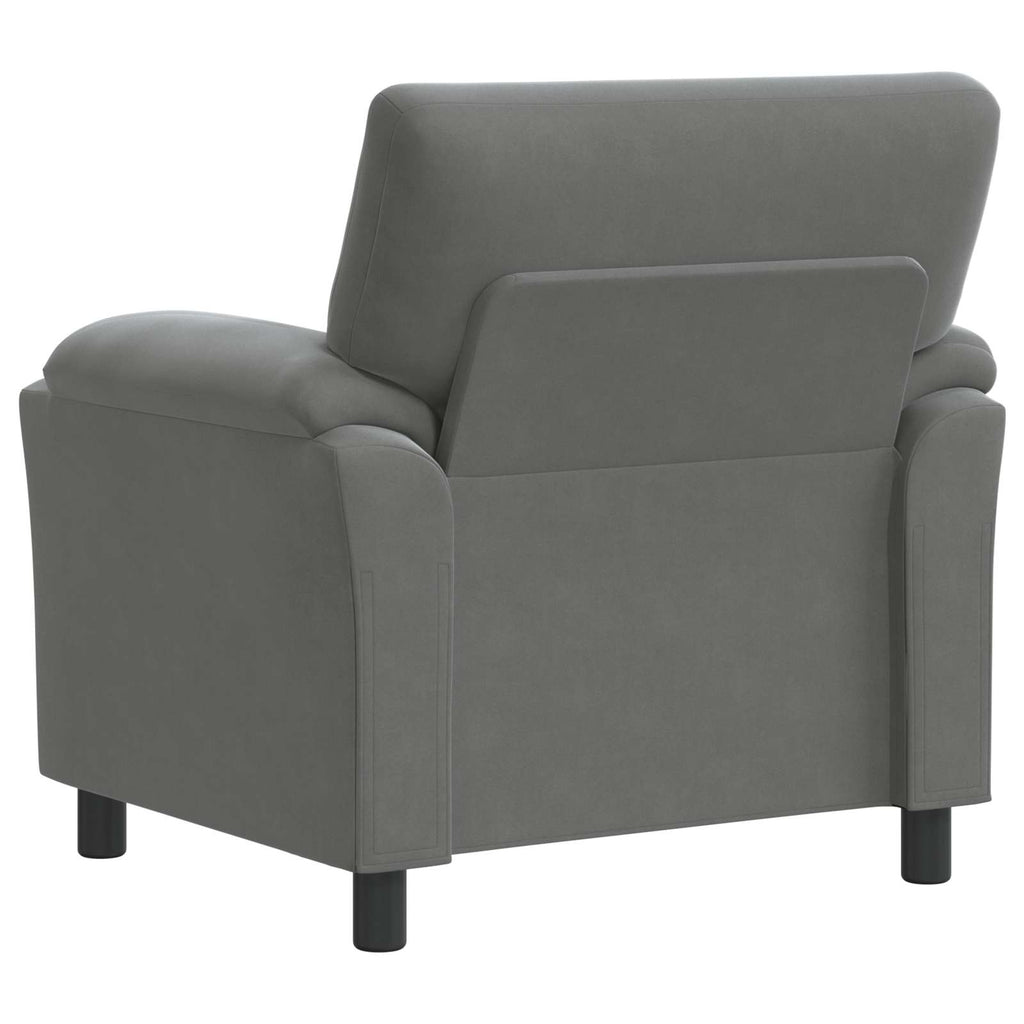 vidaXL Sofa ciemnoszary 94 x 85 x 93 cm Welur