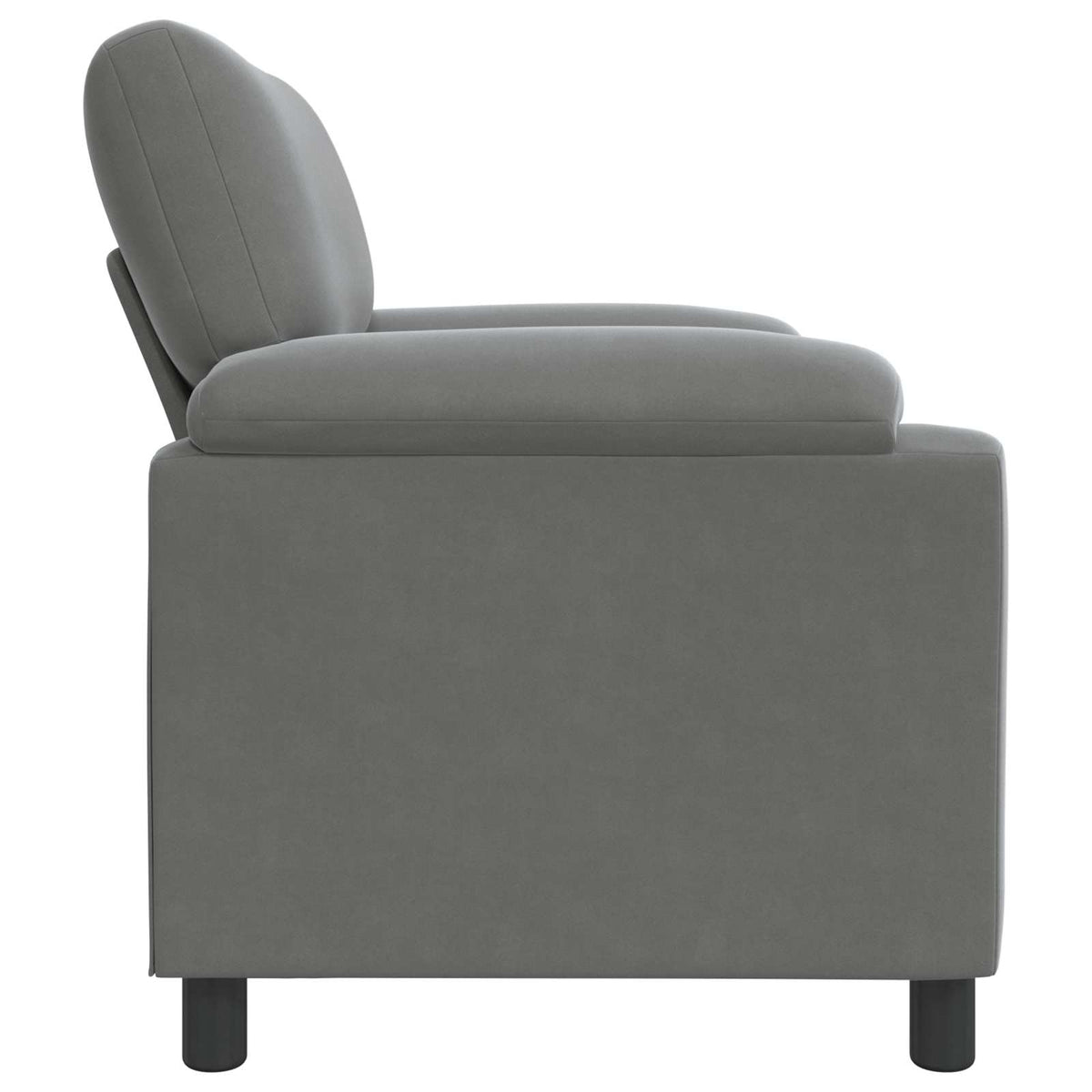 vidaXL Sofa ciemnoszary 94 x 85 x 93 cm Welur