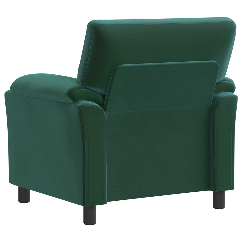 vidaXL Sofa Ciemnozielony 94 x 85 x 93 cm Welur