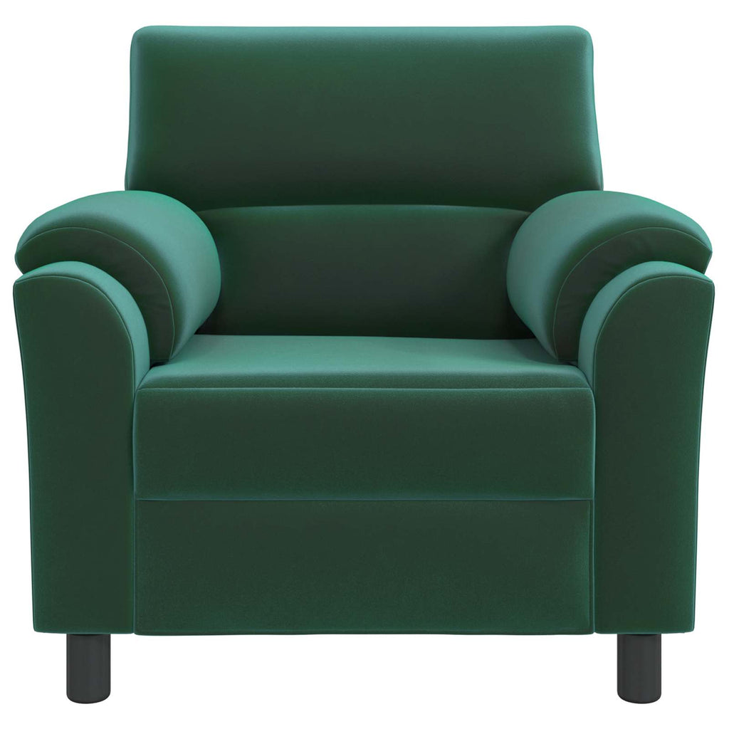 vidaXL Sofa Ciemnozielony 94 x 85 x 93 cm Welur