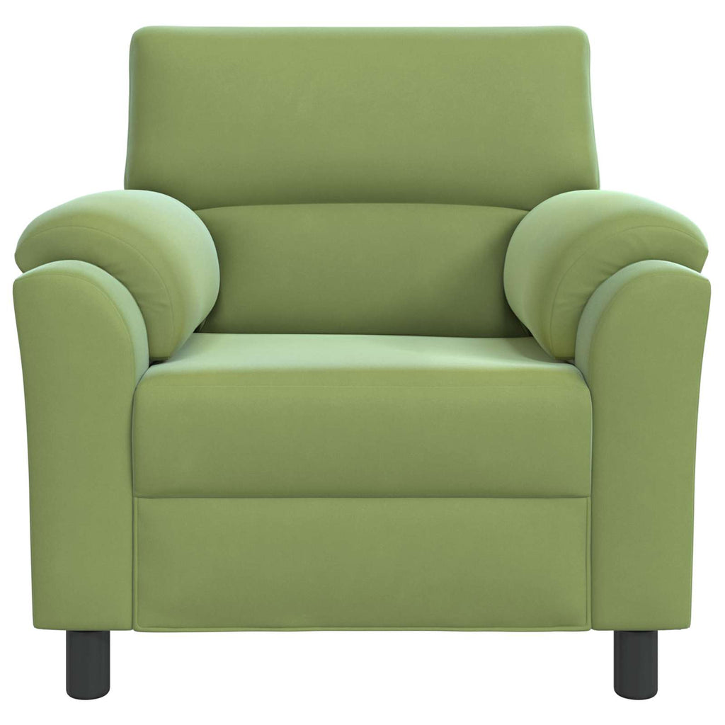 vidaXL Sofa Jasnozielony 94 x 85 x 93 cm Welur