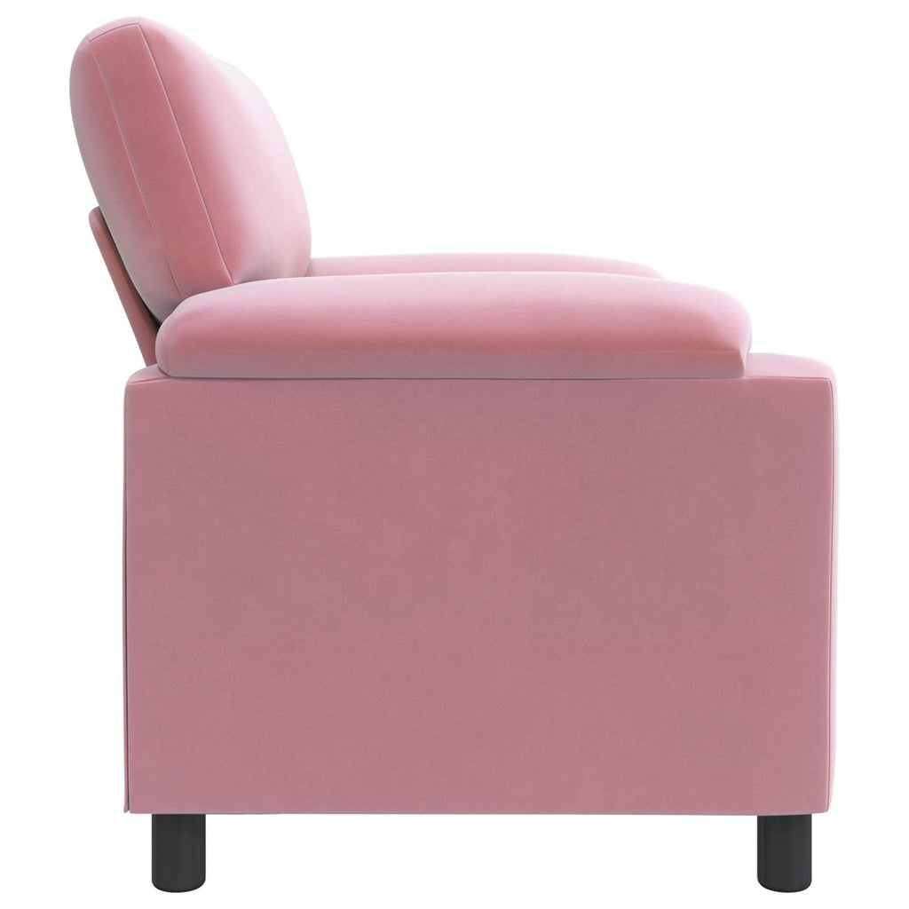 vidaXL Sofa różowy 94 x 85 x 93 cm Welur