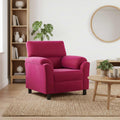 vidaXL Sofa Czerwone wino 94 x 85 x 93 cm Welur