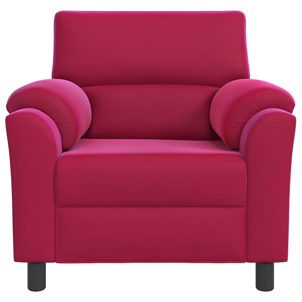 vidaXL Sofa Czerwone wino 94 x 85 x 93 cm Welur