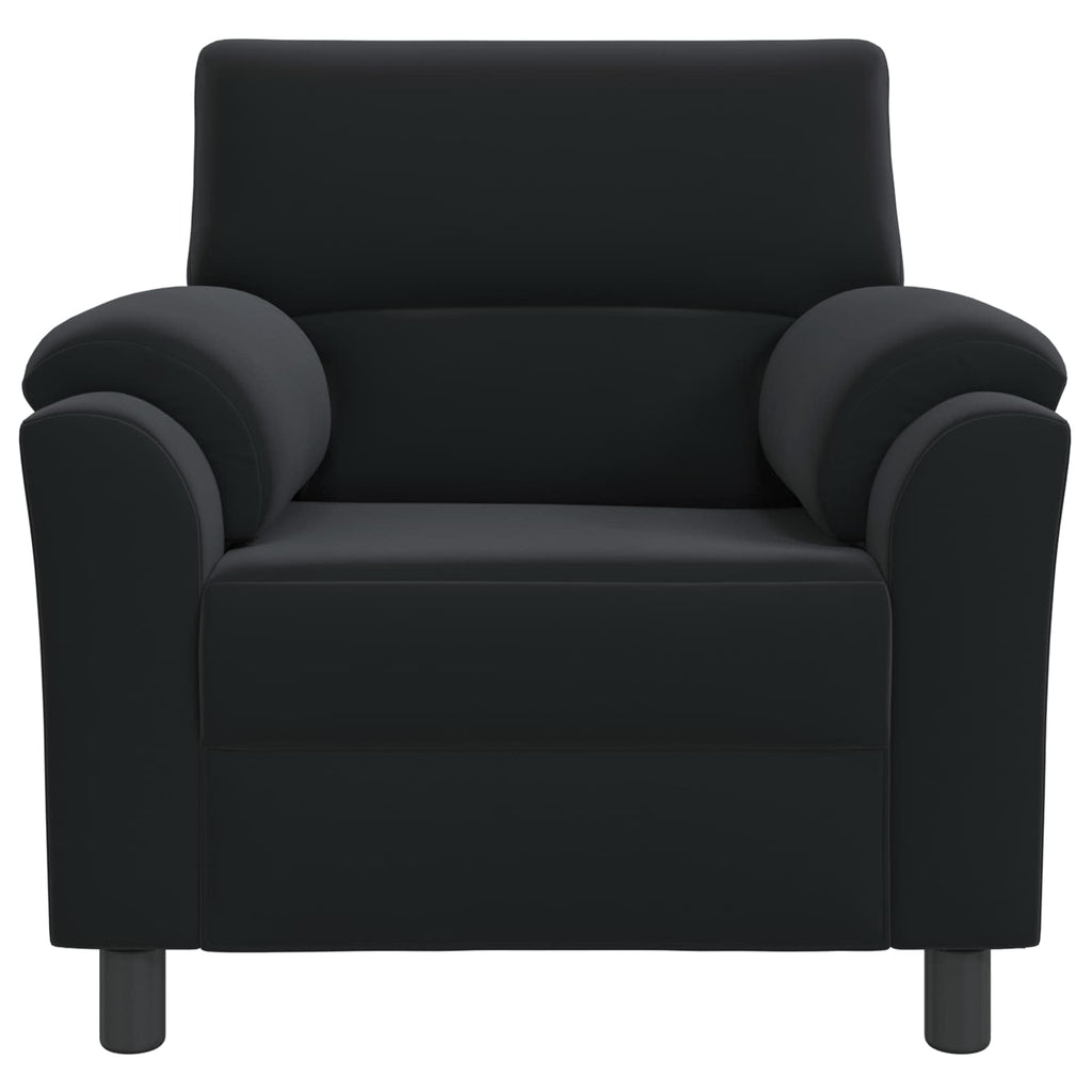 vidaXL Sofa Czarny 94 x 85 x 93 cm Welur
