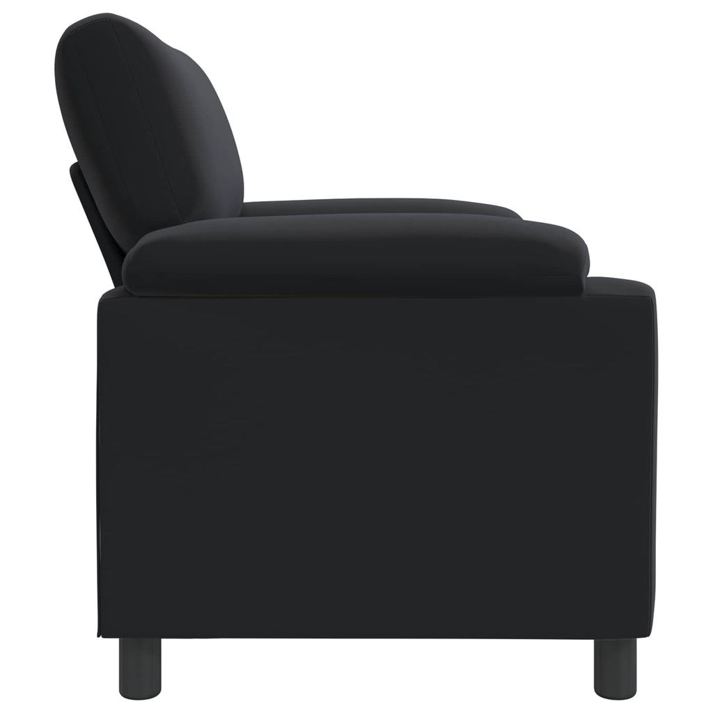 vidaXL Sofa Czarny 94 x 85 x 93 cm Welur