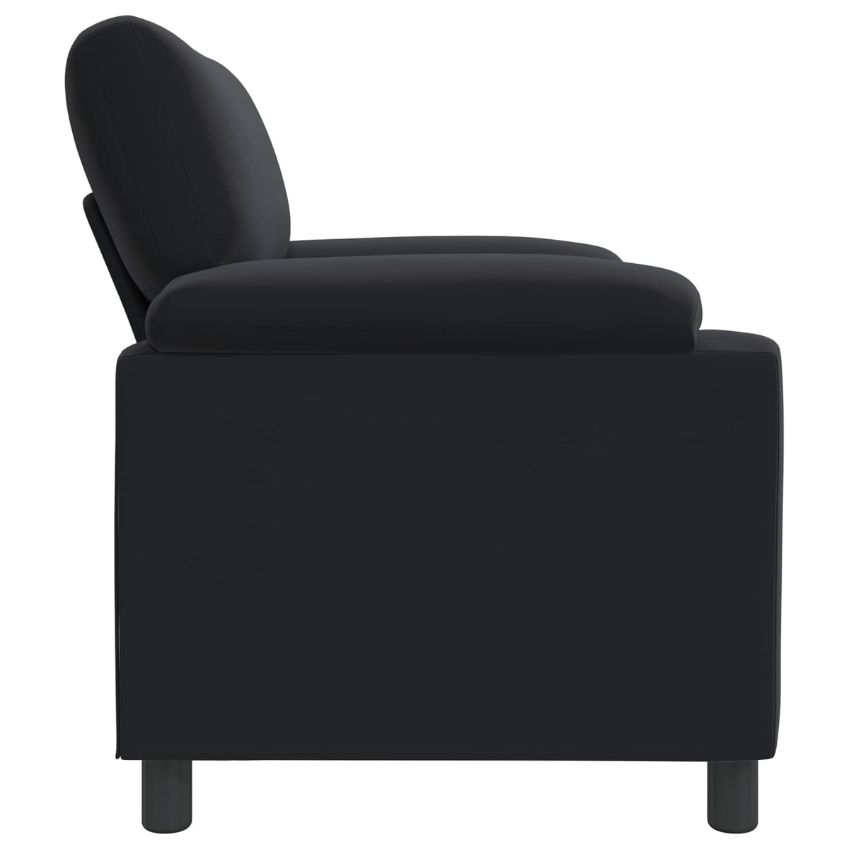 vidaXL Sofa Czarny 94 x 85 x 93 cm Welur