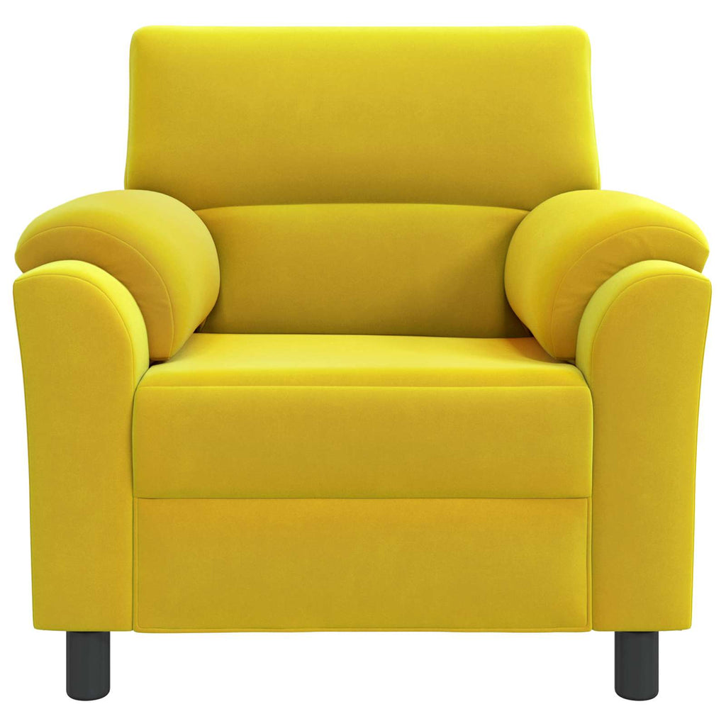 vidaXL Sofa żółty 94 x 85 x 93 cm Welur