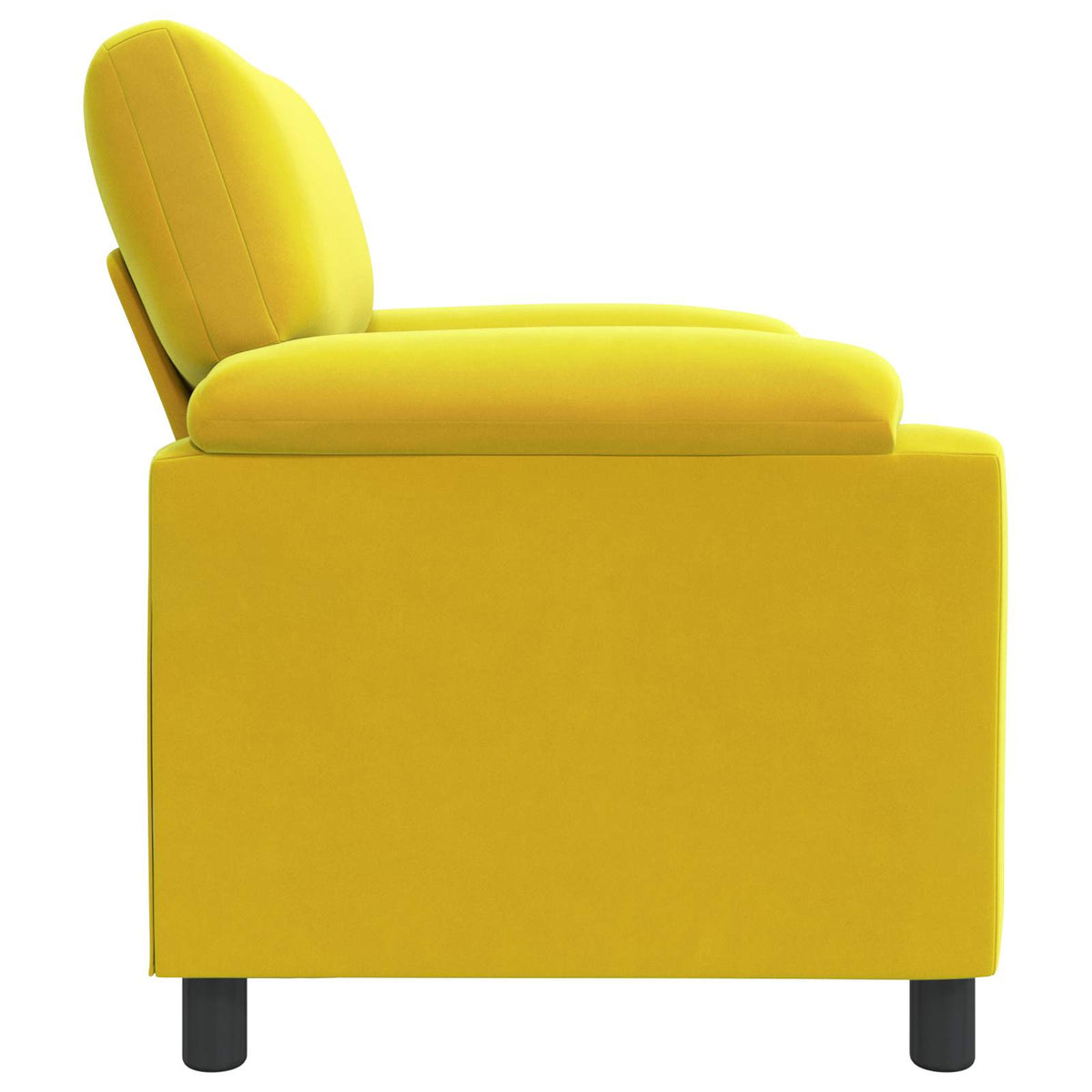 vidaXL Sofa żółty 94 x 85 x 93 cm Welur