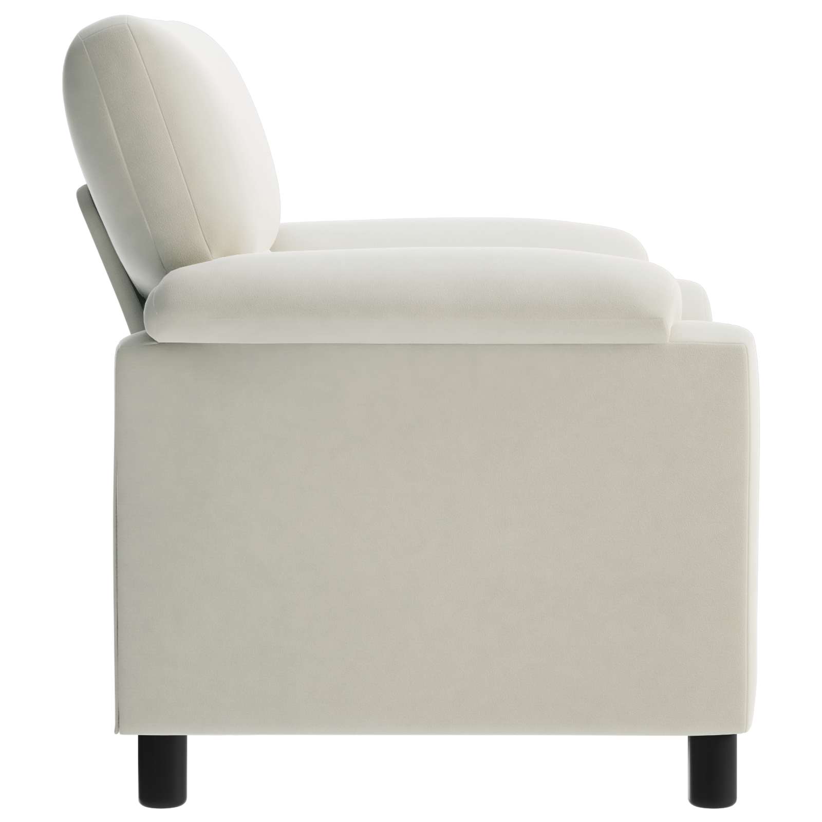vidaXL Sofa kremowy 94 x 85 x 93 cm Welur