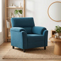 vidaXL Sofa niebieski 94 x 85 x 93 cm Welur