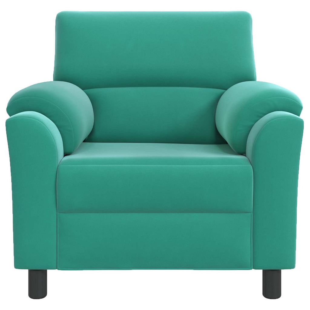 vidaXL Sofa Turkusowy 94 x 85 x 93 cm Welur