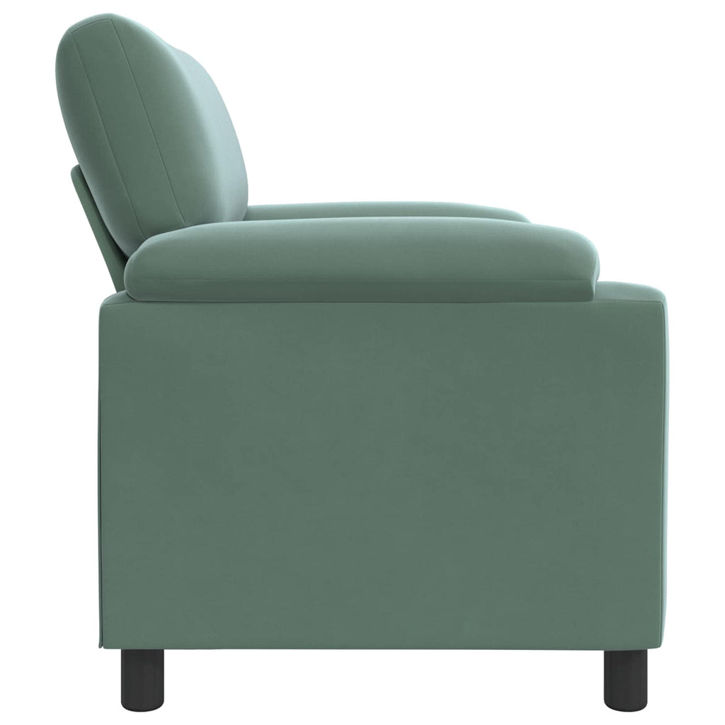 vidaXL Sofa Zielony morski 94 x 85 x 93 cm Welur