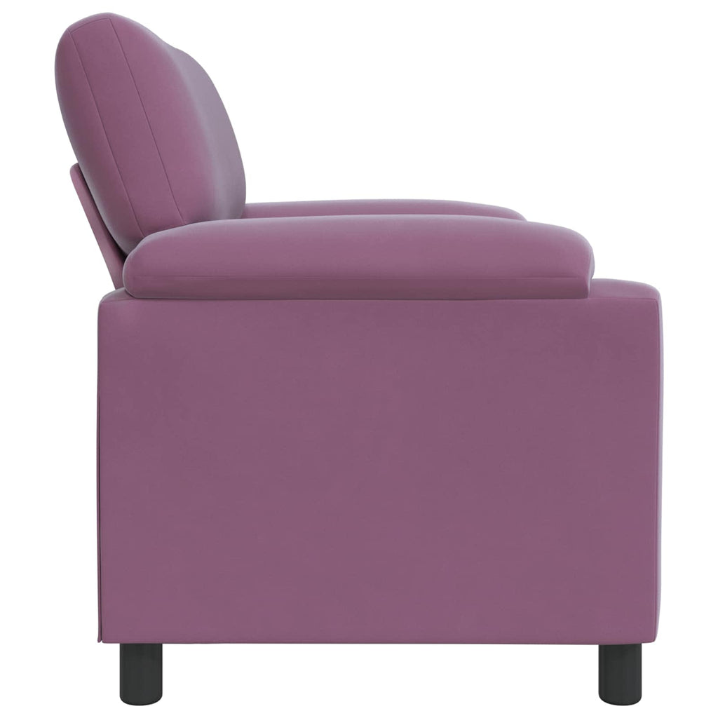 vidaXL Sofa Fioletowy 94 x 85 x 93 cm Welur