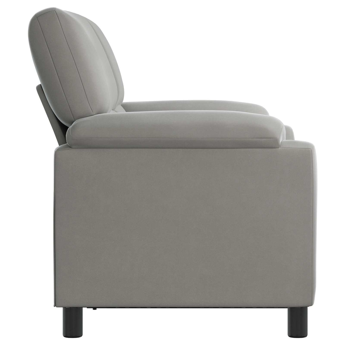 vidaXL Sofa jasnoszary 154 x 85 x 93 cm Welur