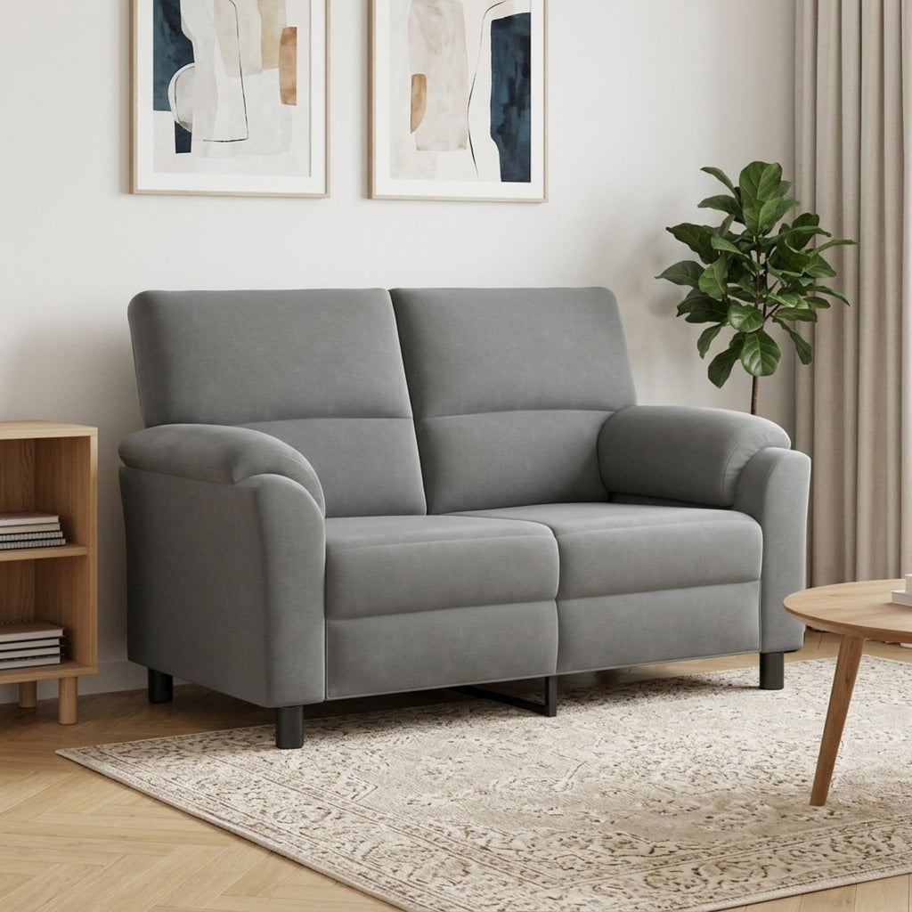 vidaXL Sofa ciemnoszary 154 x 85 x 93 cm Welur